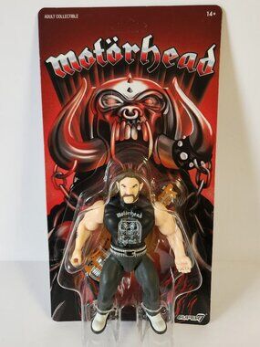 Super7 Motorhead Lemmy Kilmister Action Figure 5.5" Tall 2024 New Unpunched Card